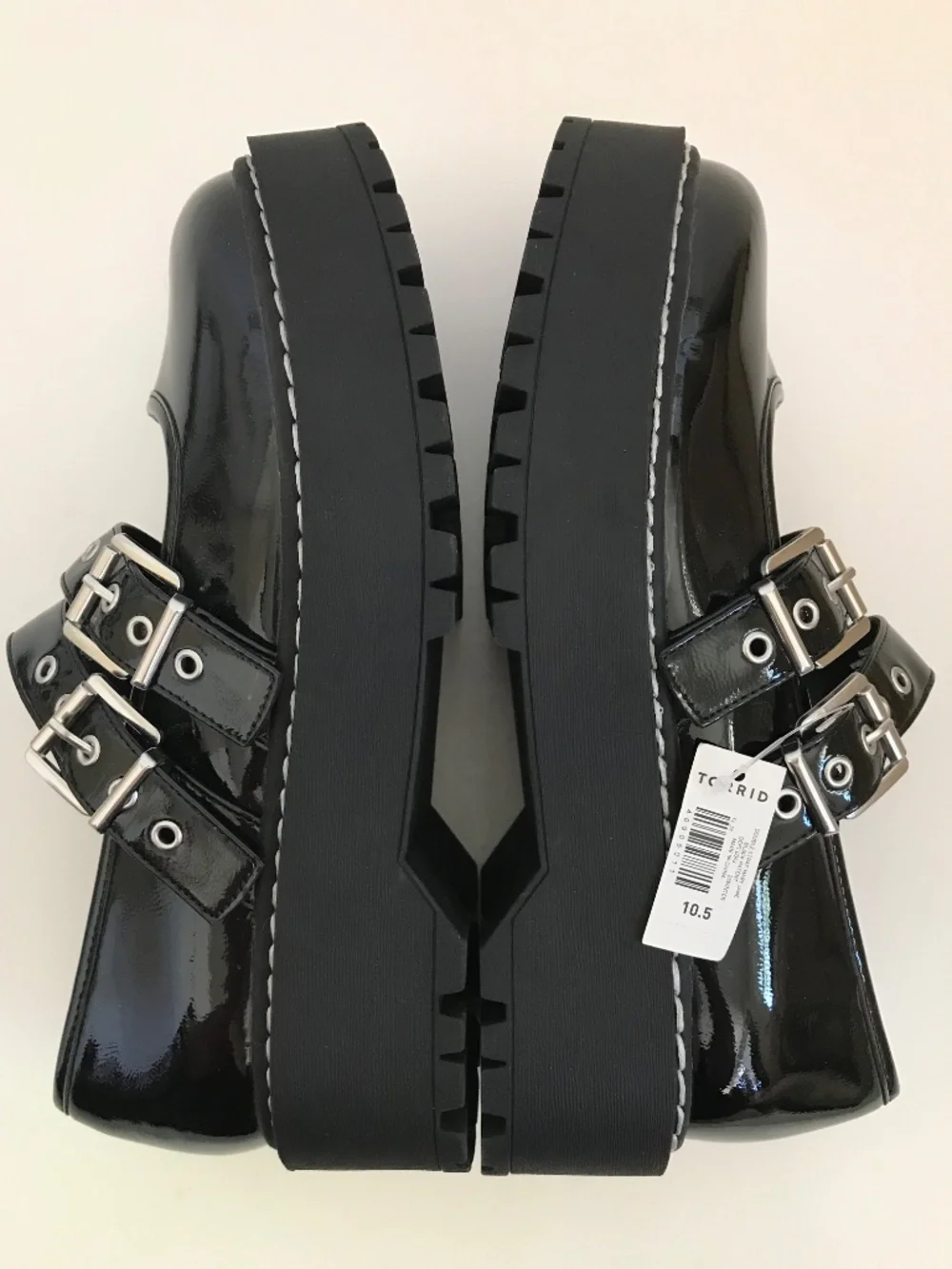 TORRID Mary Jane Black Patent Shoe Size 10.5 WW Extra Wide Width